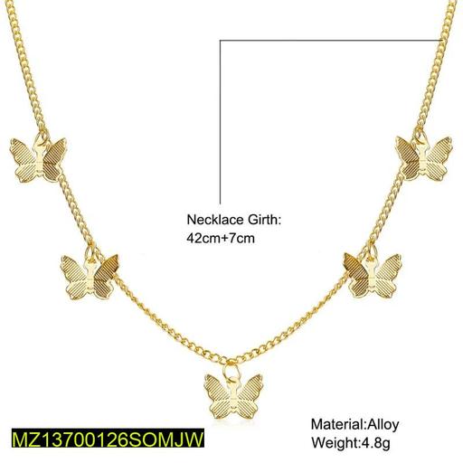 
                  
                    Golden Butterfly Chain Necklace
                  
                