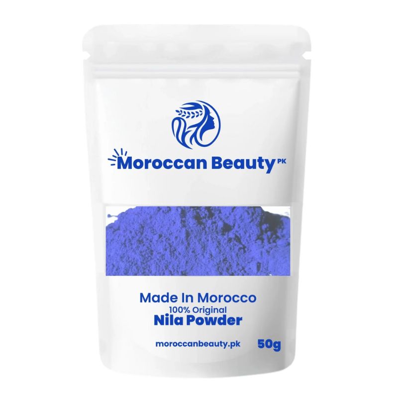 
                  
                    Moroccan Beauty Blue Nila Powder, Skin Whitening, Anti-Inflammatory & Hydrating Blue nila skin powder
                  
                